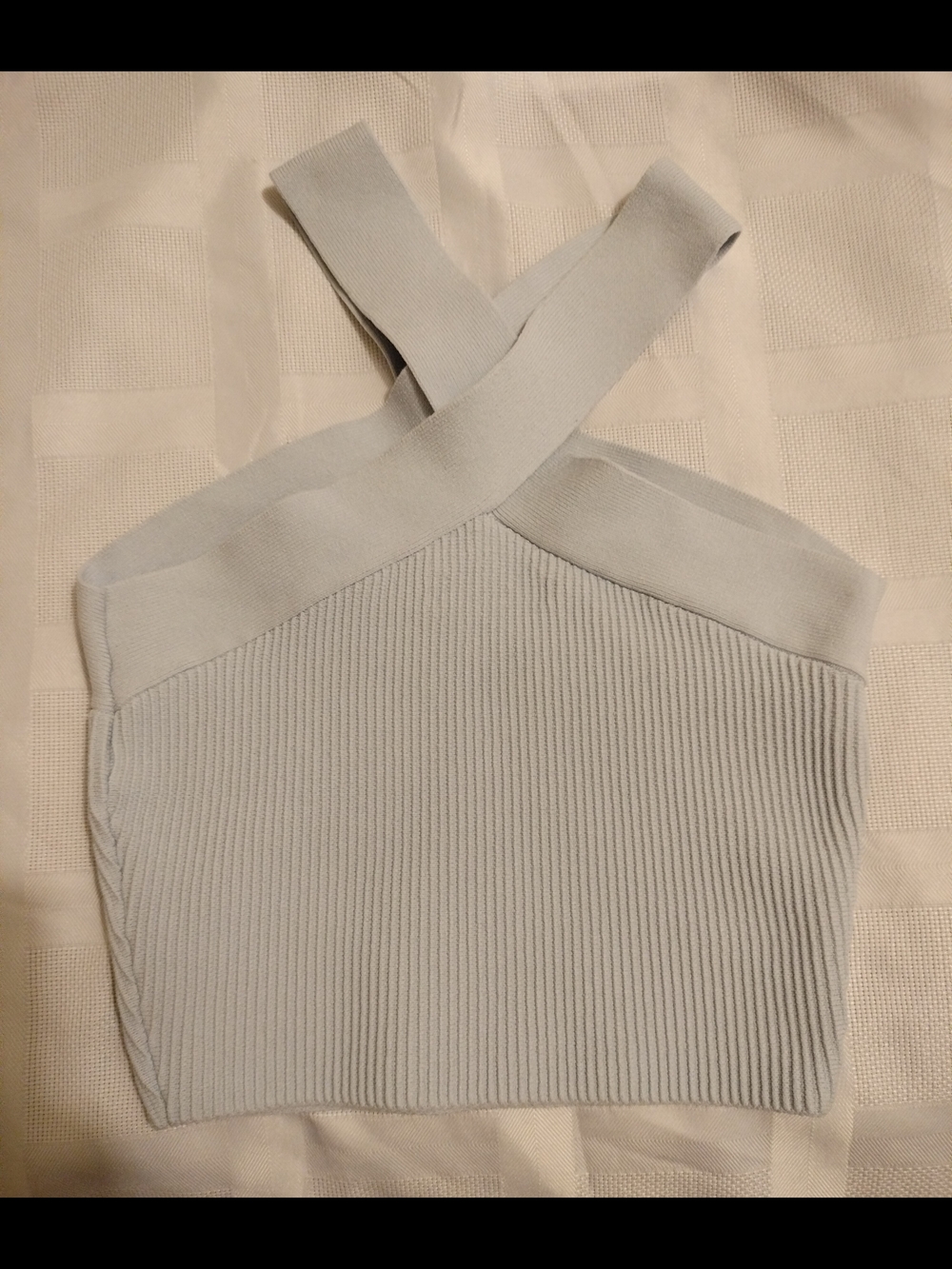 Babaton by Aritzia Sculpt Knit Criss-Cross Halter Top S